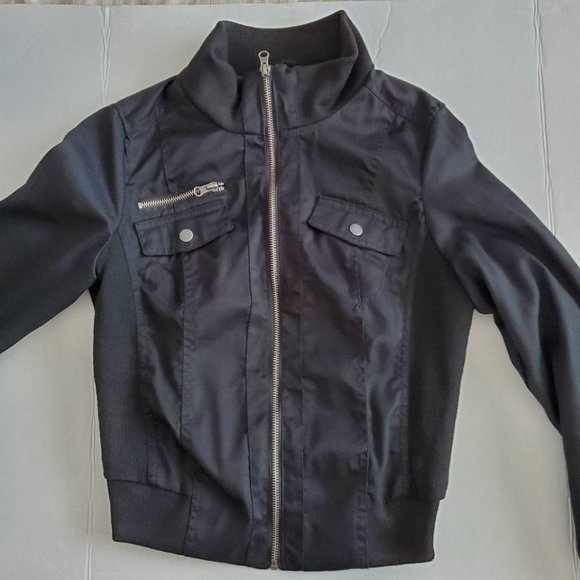 Seductions Women's Light Jacket, Black - Picture 2 of 9